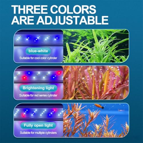 Image of WRGB LED Aquarium Light (S600 | 24W) | Full Spectrum LED Grow Light for Planted & Freshwater Aquariums | Ideal for Tanks Sized 50-60 CM | Promotes Healthy Plant Growth & Vibrant Fish Colors