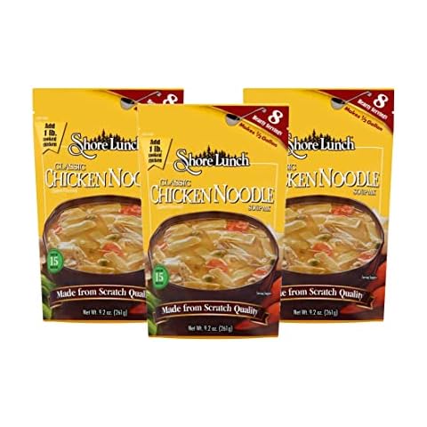 Shore Lunch Classic Chicken Noodle Soup Mix-9.2 Oz-3 Pack Cover