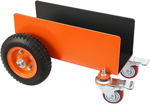 Panel Cart Heavy Duty Panel Dolly Cart, Drywall Mover Panel Carrier for Drywall Sheet Metal, Board Trolley for All-Terrain Material Handling and Slab Transport, Max Load 300kg/661.39lbs