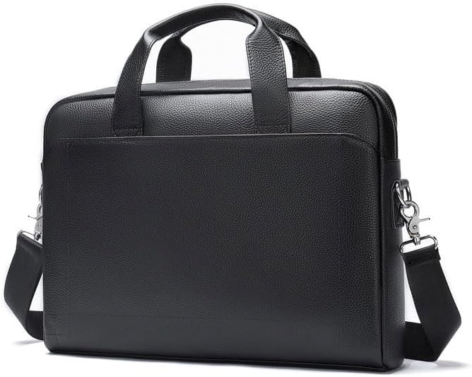 メンズ レザー ブリーフケース ビジネスバッグ 牛革 トップレイヤー 手持ちショルダー クロスボディ