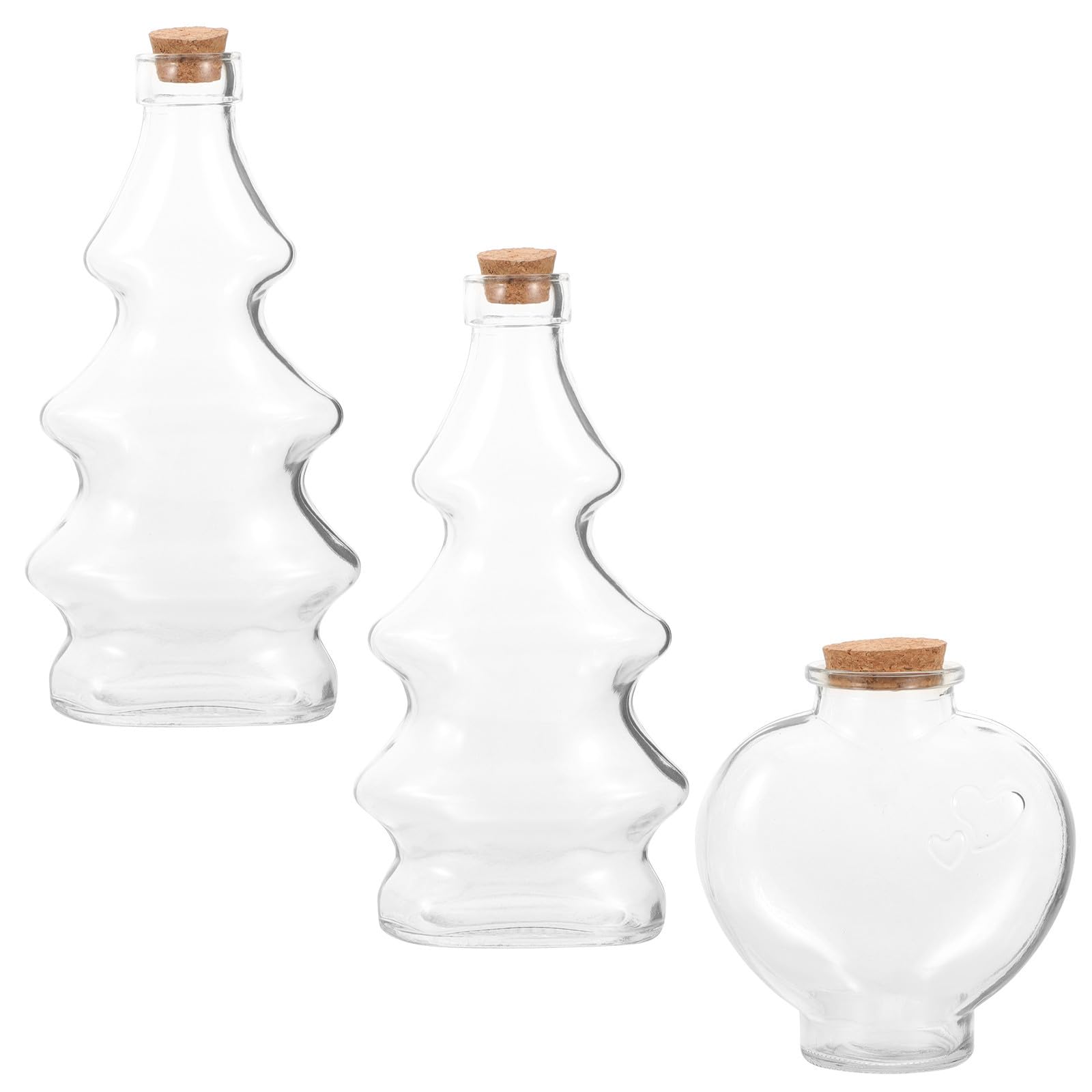 Bouteilles de cérémonie en verre anti-fuite avec liège pour réussir votre rituel de sable