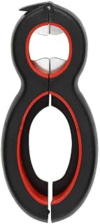 Medsuo 6-in-1 Jar Opener - Multi-Function Non-Slip Bottle Opener for Arthritis, Seniors, Weak Hands - Easy Grip Portable Lid Remover