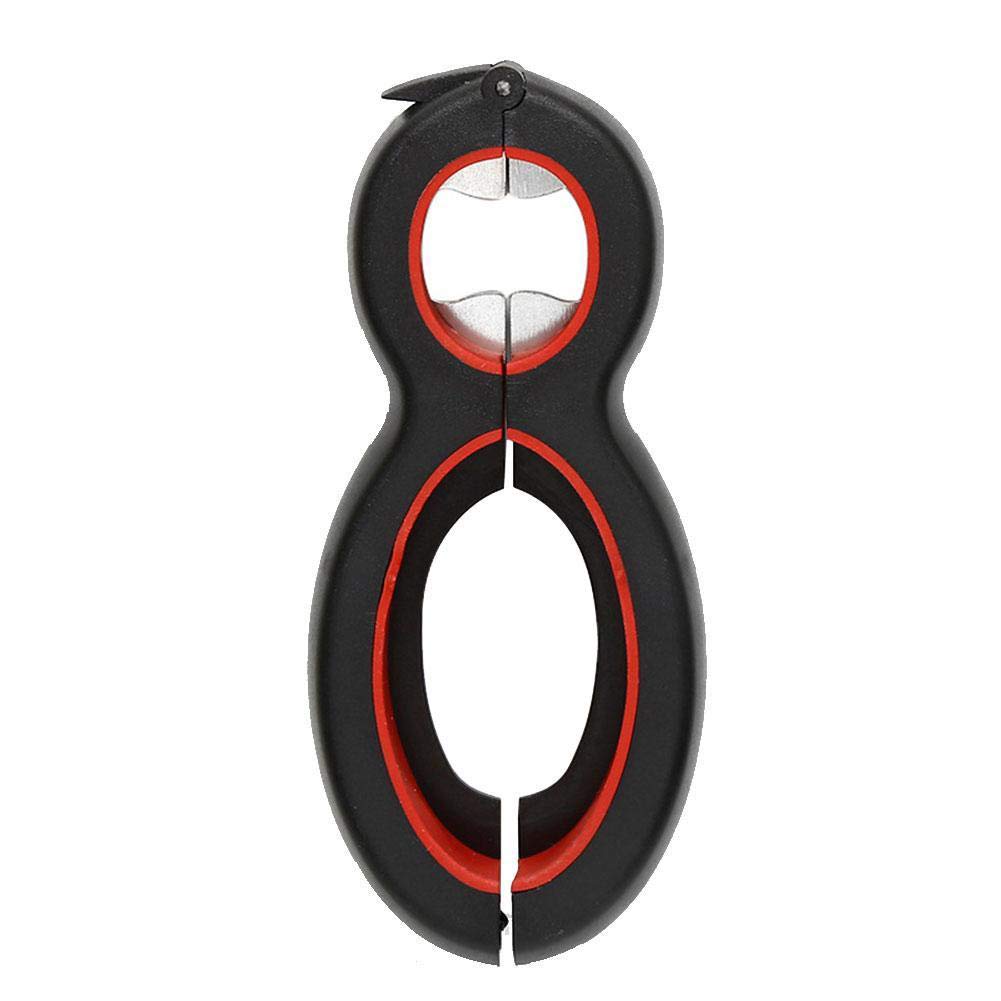 Medsuo Jar Opener 6 in 1 Multi Function Bottle Opener Manual Opener Get Lids Off Easily Portable Lid Twist Off Non-Slip for Weak Hands Seniors with Arthritis and Anyone with Low Strength