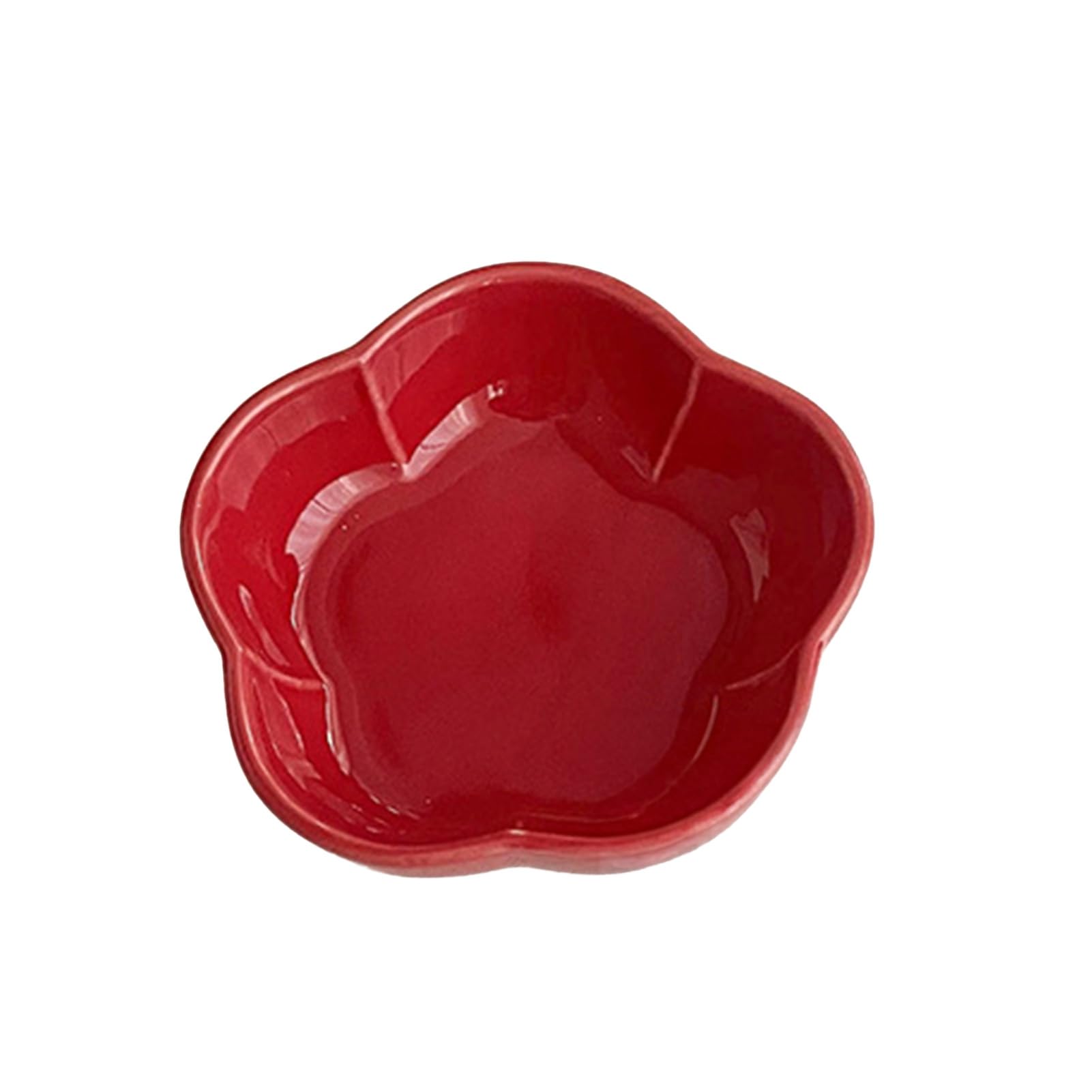 Ceramic Dipping Sauce Dish High-Temperature Ceramic Snack Serving Dish Decorative Serving Bowl for BBQ Snacks Vinegar