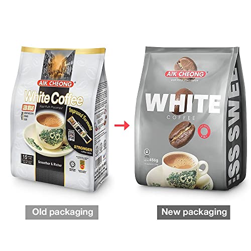 1 Pack Malaysia Aik Cheong Ori/ 2 in 1/ Kopi O/Less Sugar/Hazelnut Instant White Coffee (12 count x 38g) + Nona Manis Disposable Coaster 5's (Less Sugar)