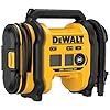 DEWALT Inflador de neumáticos, compresor de aire portátil 20V MAX, bomba de aire con apagado automático, luz LED, solo herramienta (DCC020IB)
