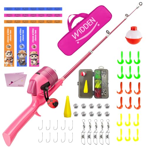 WIDDEN Pink Kids Telescopic Rod