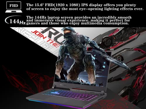 Asus 2022 Rog Strix Scar 15 15.6" 144Hz Ips Type Fhd Gaming Laptop, Amd Ryzen 7 4800H, 32Gb Ram, 1Tb Pcie Ssd, Backlit Keyboard, Geforce Rtx 3060, Wifi 6, Win 10 Pro, Gray, 32Gb Snowbell Usb Card #TOP2