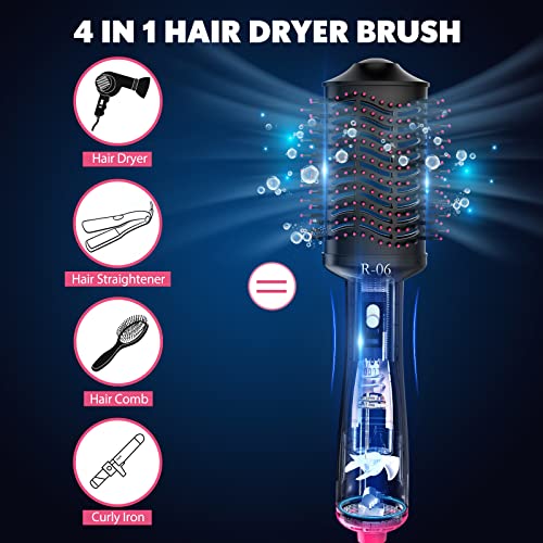 Hair Dryer Brush, Blow Dryer Brush Styler, Dryer & Volumize 3 In 1 Black #TOP1