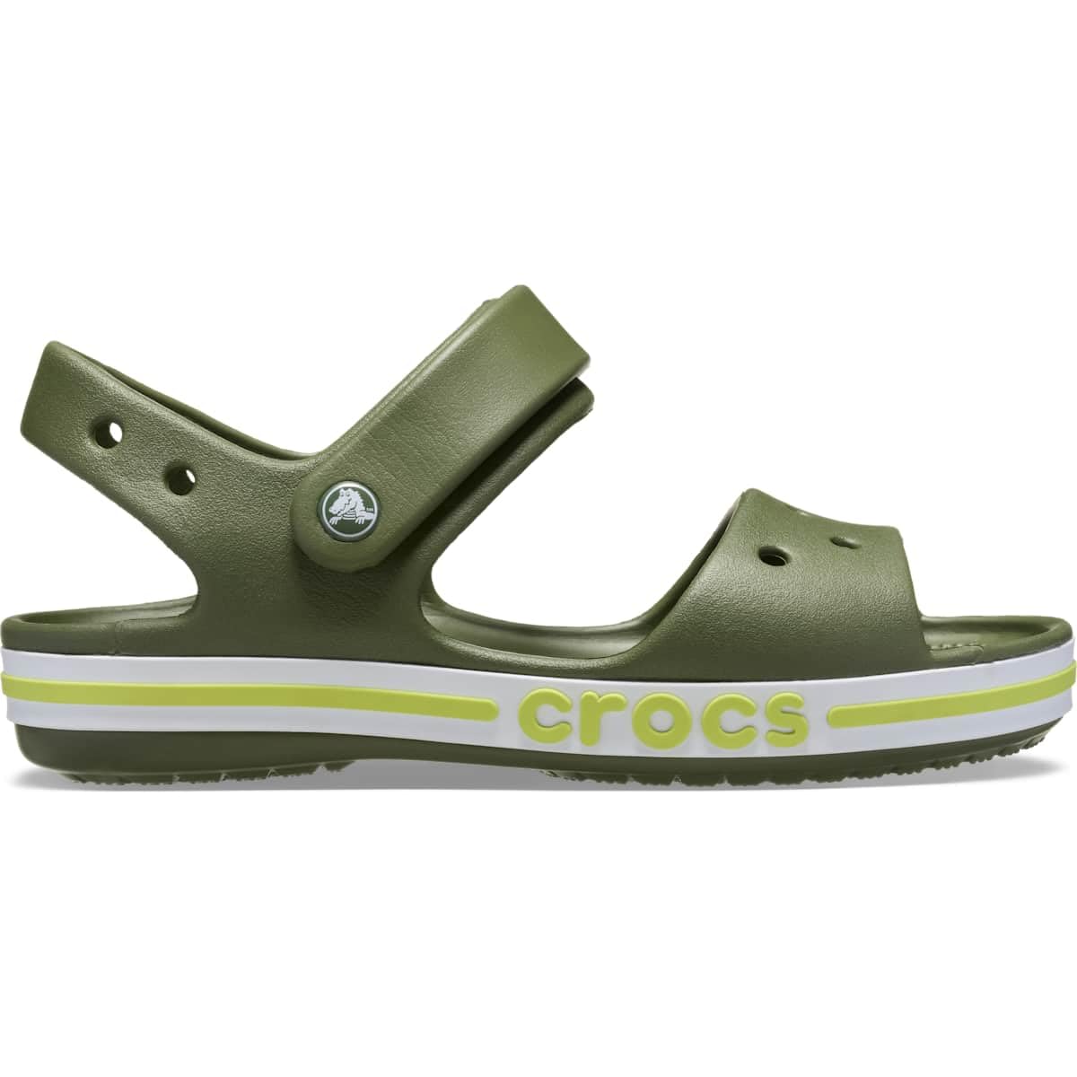 Crocs Kids’ Bayaband Sandal 34-35 Eu Army Green