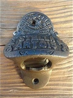 FANTASTIC ANTIQUE STYLE STELLA ARTOIS BAR WALL MOUNTED BOTTLE OPENER BEER TOP