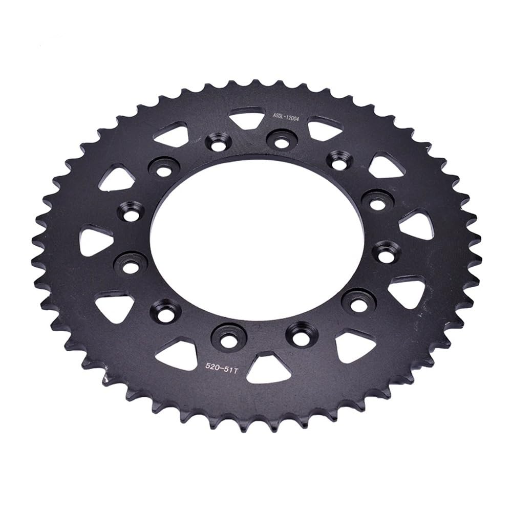 Pignon arrière 51T de moto pour R125 R250 RF250 F450 X L