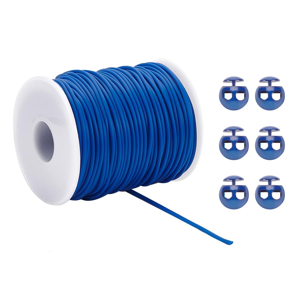 Cordones para sujetar puntadas de goma de 2 mm y 50 yardas para manualidades y bisutería
