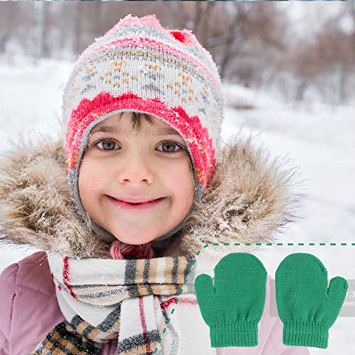 BESPORTBLE Luvas de Tricô para Criança Com Dedos Completos Luvas Tricotadas Inverno Quente Tricotado