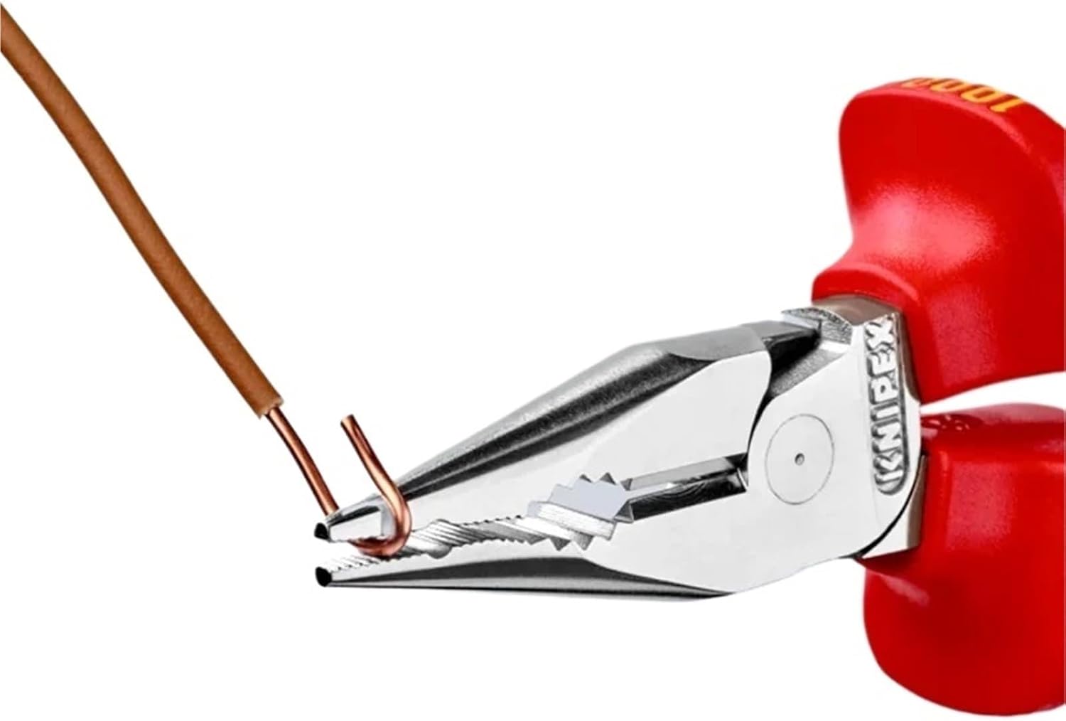 08 26 145 Needle-Nose Combination Pliers 1000V VDE-Tested Insulated Chromium Plated Pointed Wire Plier 0826145
