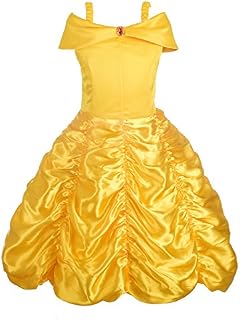 Dressy Daisy Girls' Princess Costumes Dress Up Halloween Birthday Fancy Party Dresses Size