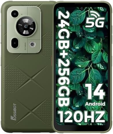 FOSSiBOT F112 Pro Téléphone Portable Incassable 5G, 6.88”HD+ 120H...