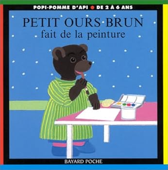 Petit Ours Brun fait de la peinture