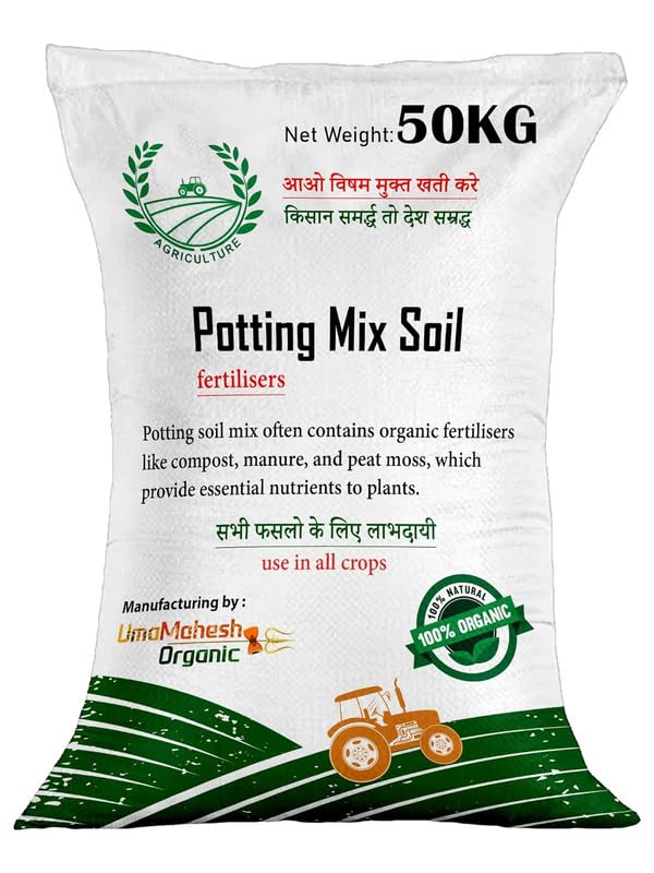 EARTHPOWER Potting Soil Mix for Plants with Vermi Coco Pit Neem Cake 50kg-image-40