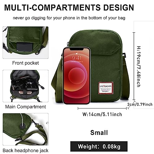Image of SEAFEW Mini Crossbody Bag Shoulder Bag for Men, Small Messenger Satchel Bag for Women