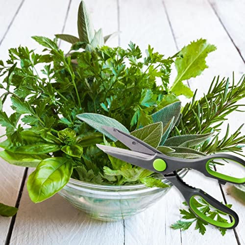 Foto von Nirosta SuperscherePraktika – Vielseitige Haushaltsschere mit extra scharfen Edelstahlklingen, Soft-Grip und Flaschenöffner, 210 mm