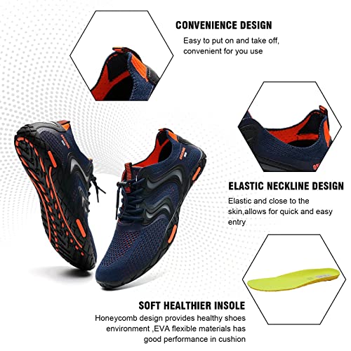Image of YALOX Water Shoes Men's Women's Swim Shoes Outdoor Beach Barefoot Quick-Dry Aqua Pool Socks Swimming Yoga Surfing Exercise