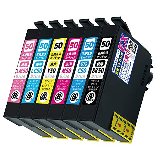 Amazon.co.jp: 洗浄 カートリッジ 【 IC50 / 6色(BK/C/M/Y/LC/LM