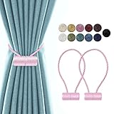 XDerlin Magnetic Curtain Tiebacks Drapery Window Treament Holdbacks VS Strong Magnet Modern 16 Inch