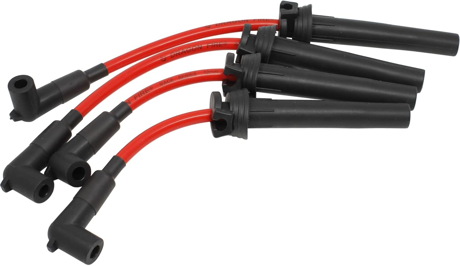 AIP Electronics Dragon FIRE High Performance 10MM Low Ohm 600 F Factory Fit Spark Plug Wire Set for 1996-2005 Chrysler Dodge Plymouth Neon Cirrus Sebring Stratus OEM Fit PWJ207