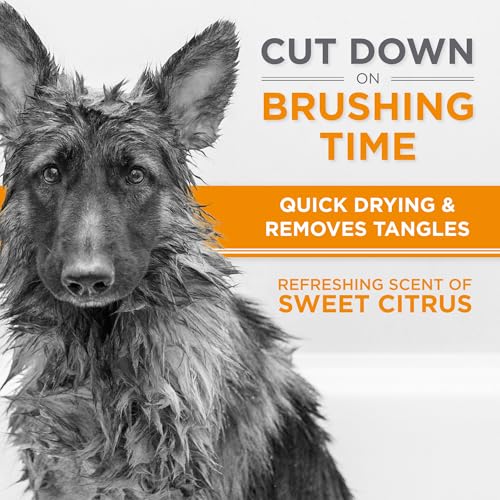 Tropiclean PerfectFur Thick Double Coat Shampoo for Dogs, 16oz - Made in USA - Unique Breed Specific Shed Control Formula for Breeds Like Australian Sheperds - Naturally Derived