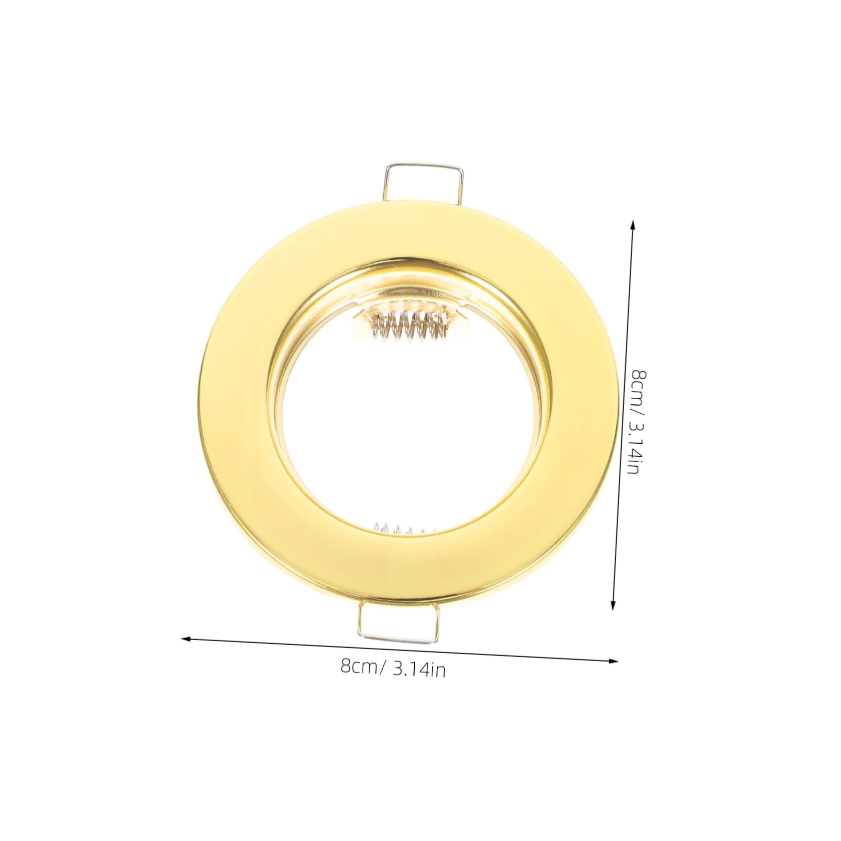 OSALADI Ceiling Lamp Housing Mr16/gu10 Led Trim Cover Iron Insulation Cover Simple Install Modern Design for Lighting