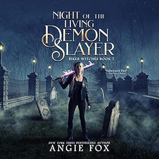 Night of the Living Demon Slayer Audiolibro Por Angie Fox arte de portada