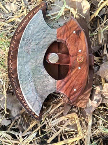 Damascus Ulu Pizza Cutter