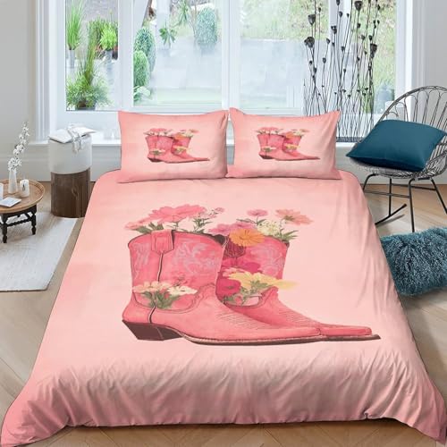 Linge de lit nœud rose en microfibre premium confort absolu 220x240 - 4