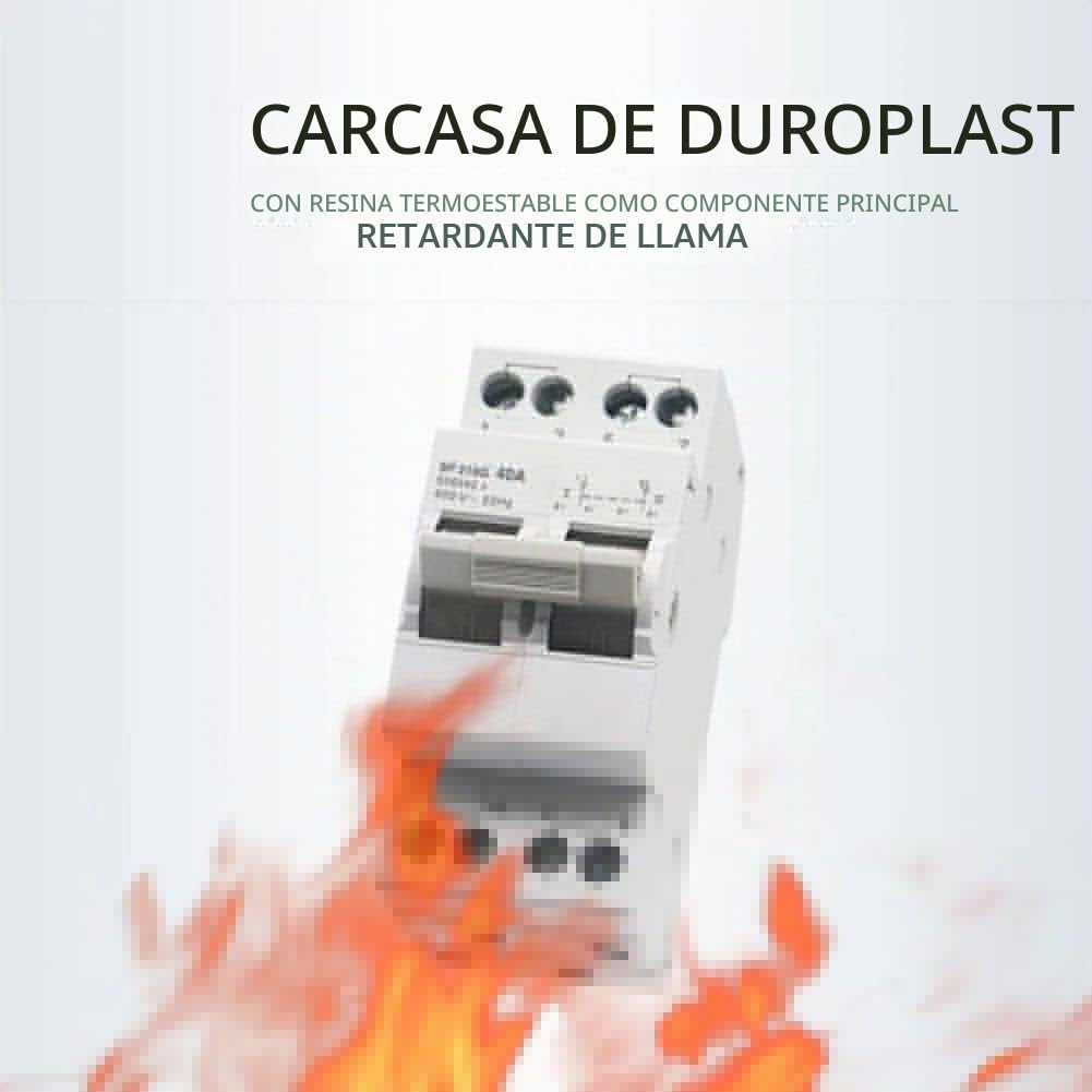 1 interruptor de transferencia manual de doble potencia 2P 40A MTS de doble potencia