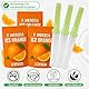F.MERZCA® 3er Set Rauchentwöhnung Atemstick A1 mit Orangengeschmack – 3 Atemsticks und 9 fruchtigem Geschmacksfilter Orange – Zigarettenersatz Rauchfrei Hilfsmittel mit echtem Rauchgefühl Nikotinfrei