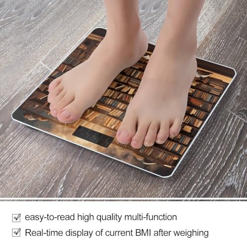 Báscula digital para baño con pantalla LED y 4 sensores miniatura 5