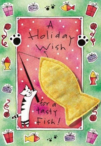 Holiday Wish for a Tasty Fish!" Kitty Card