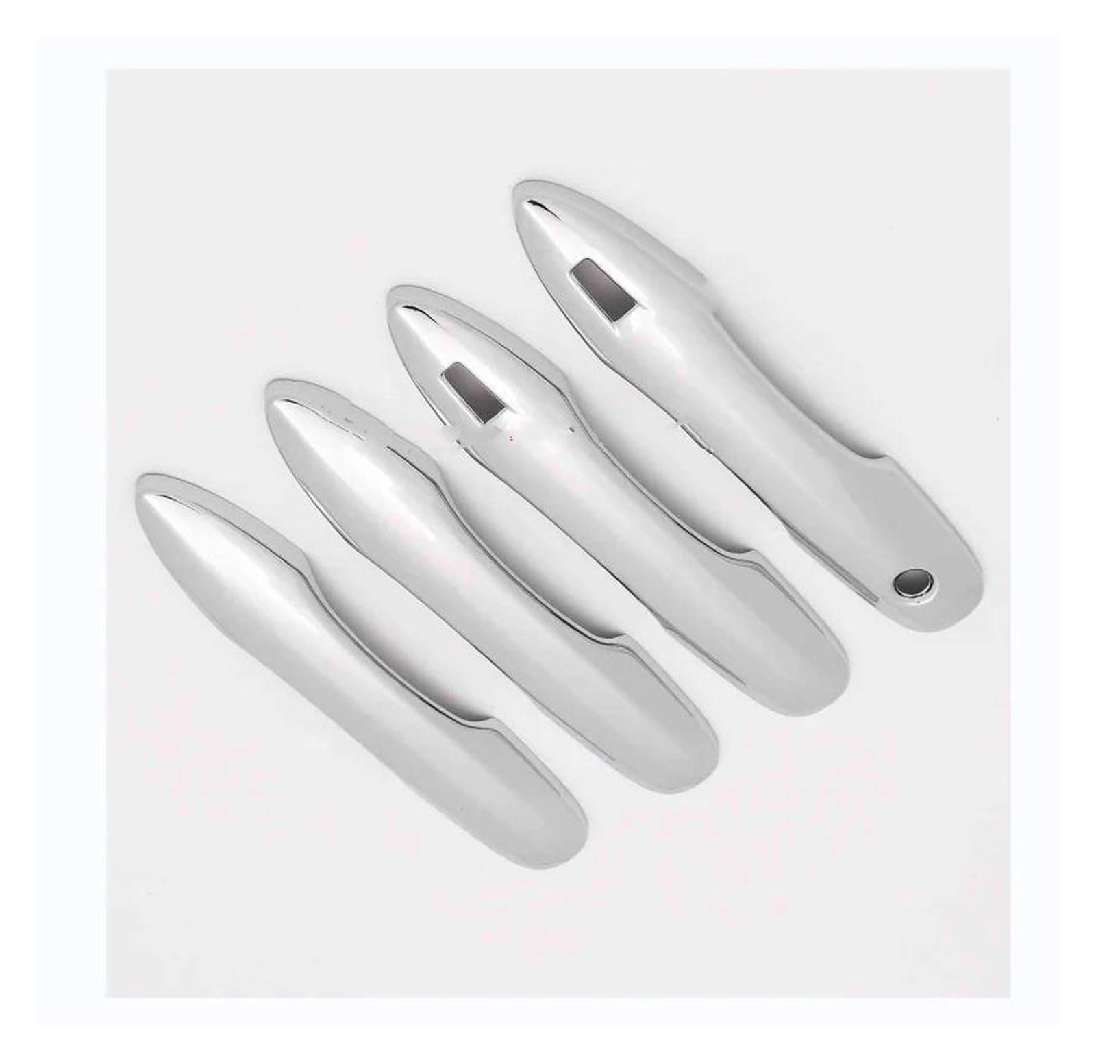 NVNZMFPPW for Toyota for Corolla E210 2019-2022 for Yaris for Cross for Hybrid 2020 2021 Accessories Car Door Pull Doorknob Catch Door Handle Bowl Cap(Chrome 4)