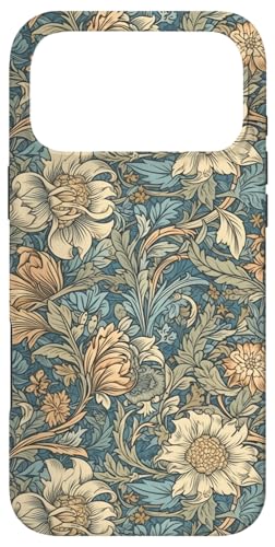 William Morris Inspired Vintage Floral Victorian Art Nouveau Case for iPhone 17 Pro Max
