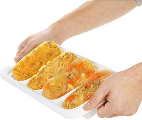 Miniatura 8 de Bandeja de almacenamiento de alimentos apta para lavavajillas con tapa, juego de 4 piezas