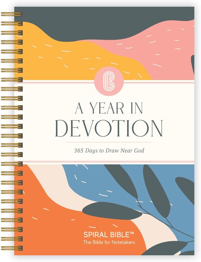 Spiral Bible™ A Year in Devotion | 365 Day Christian Devotional with Scripture, Daily Reflections and Prayers | Spiral