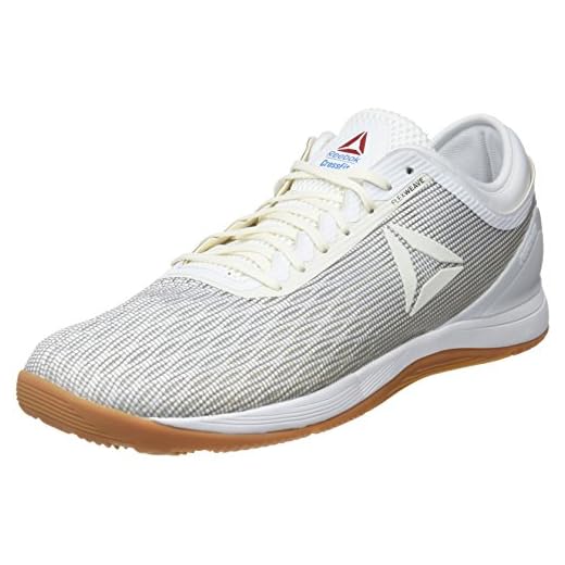 Reebok R Crossfit Nano 8.0, Zapatillas de Entrenamiento para Hombre, Blanco (White/Skull Grey/Silver 0), 43 EU