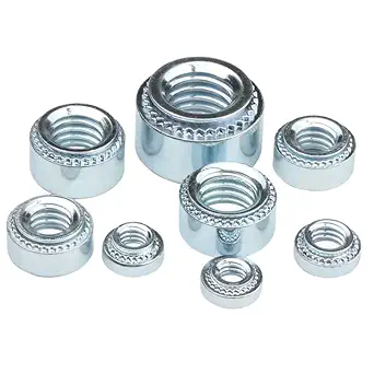 Rely VP INDUSTRIES (Pcs-25) M3 Self Clinching nut Rivet Nut Round Head Steel Metal Sheet Mounting Hardware Fastener