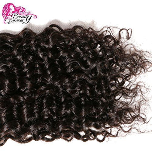 Beauty Forever Curly Hair Brazilian Virgin Remy Curly Hair Weave 4 Bundles 100% Unprocessed Human Virgin Remy Hair Extensions Natural Color (100+/-5G)/ Pc (18 20 22 24) #TOP6
