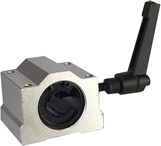 1 PCS Optical axis Linear Slider Bearing Locking Positioning Slider Guide SCS20UU with Handle Box Slider Without Guide Rail