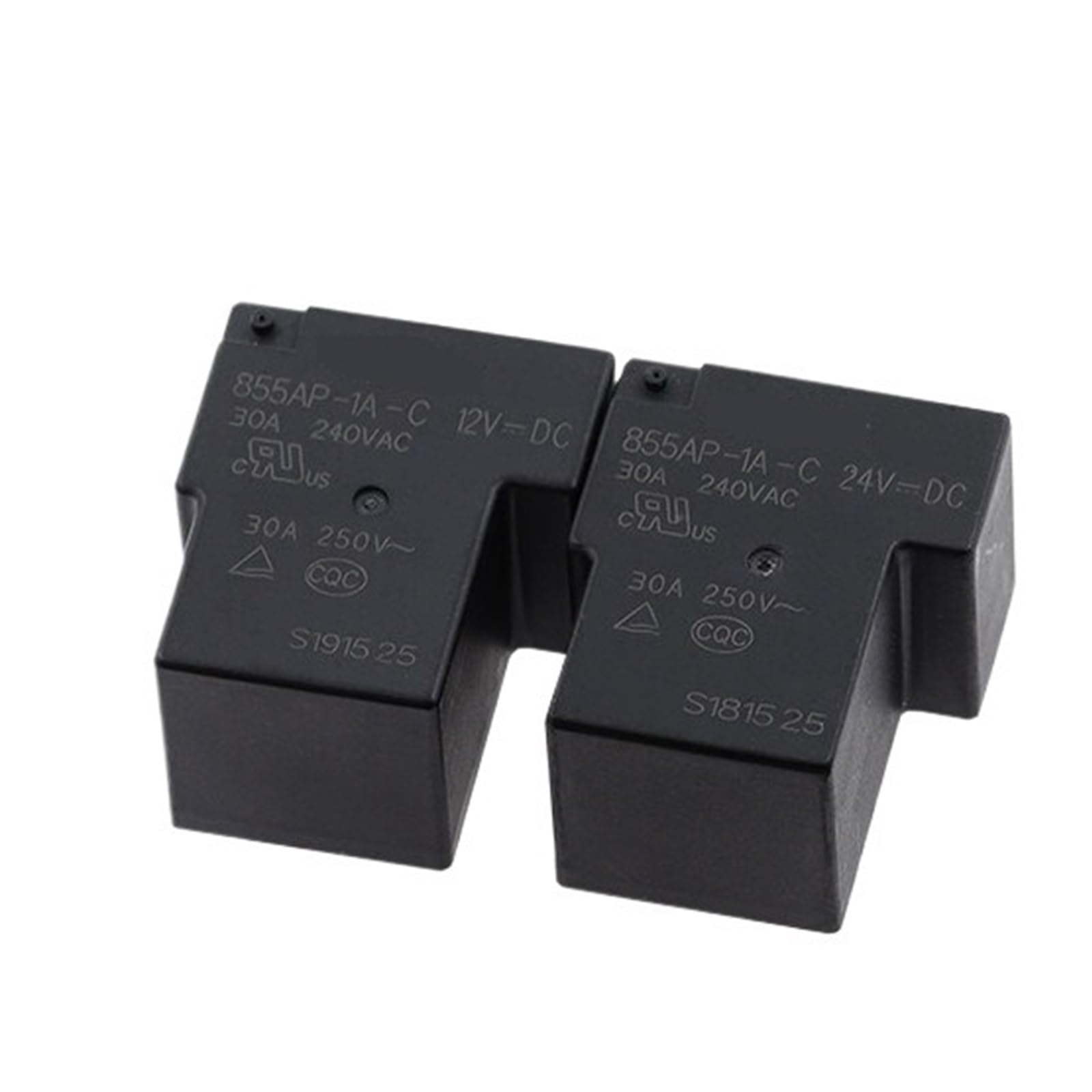 Relais 855AP-1A-C-24VDC 4 pins 30A normalement ouvert pour carte PCB - 2