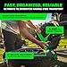 Rhino USA Retractable Ratchet Straps (2-Pack) - 2 Inch x 10 Feet (3,033lb Break Strength) - Heavy Duty Auto Self Retracting Tie Down Straps for Truck, Cargo Trailer, Motorcycle, Rad & More - Green
