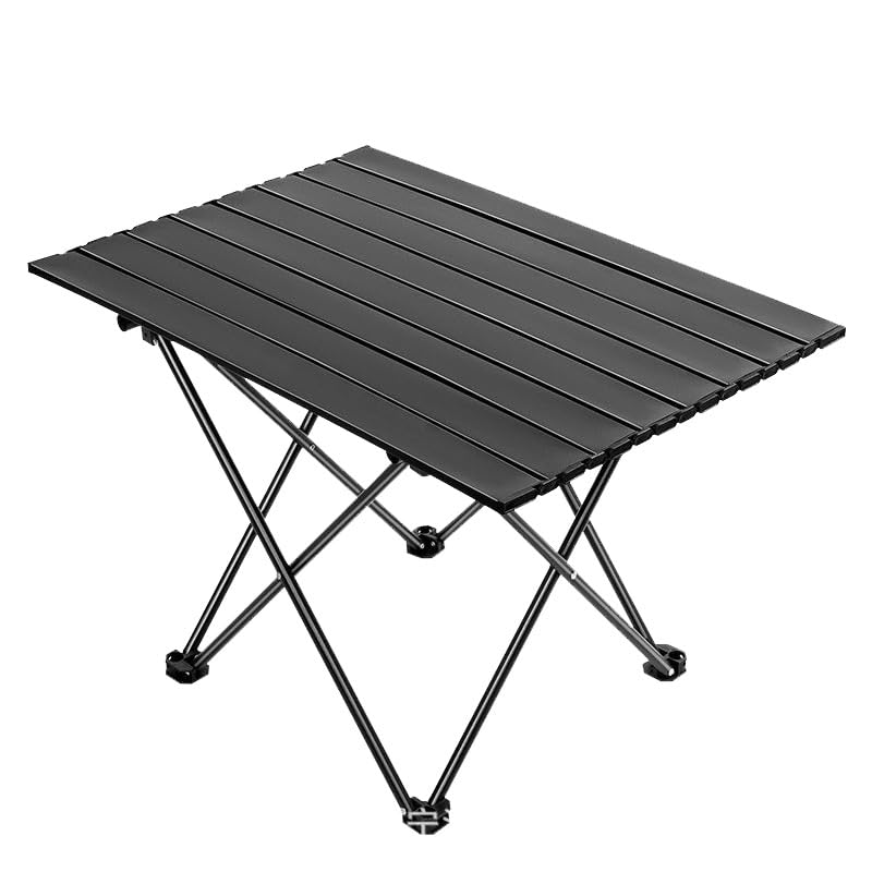 Carbon Steel Foldable Table Lightweight Portable|Multipurpose Folding Utility Table | Ideal for Indoor & Outdoor Picnic | Aluminium Stackable Top & Frame | Camping Picnic (40 * 35 * 29 Cm)-image-13