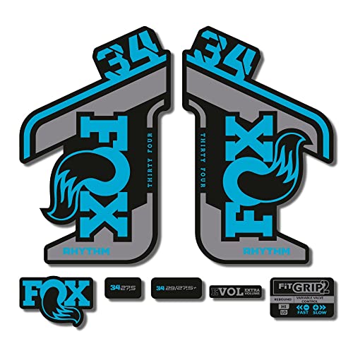 WP460 Aufkleber Fox 36 Gabel - MTB Federgabel Aufkleber Fluorgrün